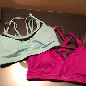 Two Victoria Secret Sports Bra